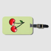 Étiquette À Bagage Cerises (Devant Horizontal)