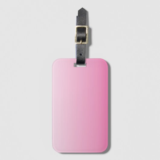 Étiquette À Bagage cerisier rose croustillant rose (Devant Vertical)