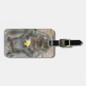 Étiquette À Bagage C'est à moi ! ! ... Singe Macaque thaïlandais sauv (Devant horizontal)