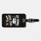 Étiquette À Bagage C'Est Ce Qu'On Fait Avec Ce Baccalauréat BS Diplôm (Devant horizontal)