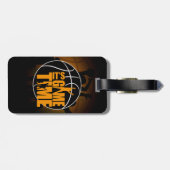 Étiquette À Bagage C'est l'heure du jeu - Jaune (Dos horizontal)