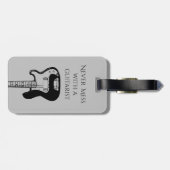 Étiquette À Bagage c'est ma guitare. (Dos horizontal)