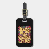 Étiquette À Bagage C'est moi Salut Je suis l'école du conseiller Reto (Devant Vertical)