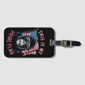 Étiquette À Bagage C'Est Mon Drapeau De Fierté Drapeau Américain Bigf (Devant Horizontal)