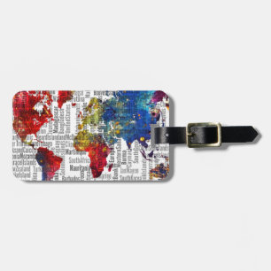 Étiquette À Bagage C'est mon monde