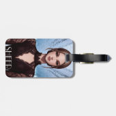 Étiquette À Bagage C'est simple. Conception de caractères Animée (Dos horizontal)