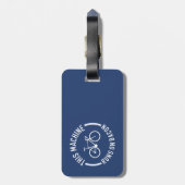 Étiquette À Bagage Cette Machine Fonctionne Sur Bacon (Dos Vertical)