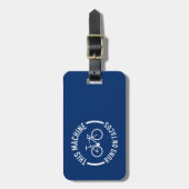 Étiquette À Bagage Cette Machine Fonctionne Sur Tacos (Devant Vertical)