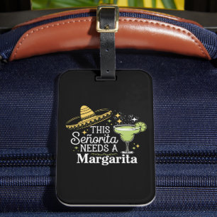 Étiquette À Bagage Cette Senorita A Besoin D'Une Margarita Cinco De M