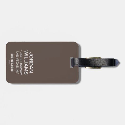 Étiquette À Bagage Chaîne de sirènes (Dos horizontal)