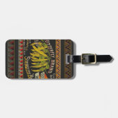 Étiquette À Bagage Chaîne Étiquette de haricot Vegetable Pays (Devant horizontal)