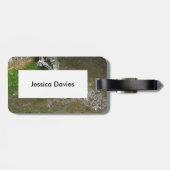 Étiquette À Bagage Chaleureux Cascade Bouillonnant Eau sur mesure (Dos horizontal)