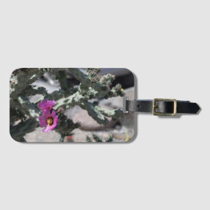 Étiquette À Bagage Challa Cactus en fleurs