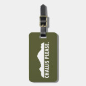 Étiquette À Bagage Challis Idaho S'Il Vous Plaît (Devant Vertical)