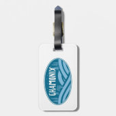 Étiquette À Bagage Chamonix France Outdoors (Dos Vertical)