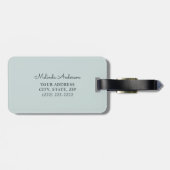 Étiquette À Bagage Champ de blé Van Gogh avec Cyprès. Impressionnisme (Dos horizontal)