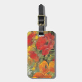 Étiquette À Bagage Champ de pavot oriental (Devant Vertical)