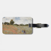 Étiquette À Bagage Champ des pavots Claude Monet (Dos horizontal)