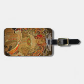 Étiquette À Bagage Champagne GIrl c1897 (Devant horizontal)