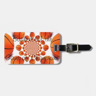 Étiquette À Bagage Champion Court Vision : Basketball Jeu des Champs