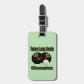 Étiquette À Bagage Champion du Futur Bowls de pelouse, (Devant Vertical)