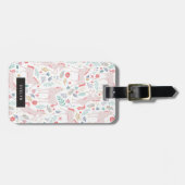 Étiquette À Bagage Champs Unicorne (Devant horizontal)