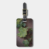 Étiquette À Bagage Chanceux ou déterminé ? Shamrocks de la Saint-Patr (Devant Vertical)