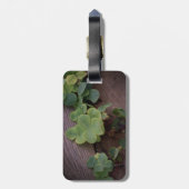 Étiquette À Bagage Chanceux ou déterminé ? Shamrocks de la Saint-Patr (Dos Vertical)