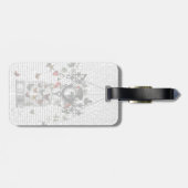 Étiquette À Bagage Chandelier fraise (Dos horizontal)