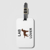 Étiquette À Bagage changement de laboratoire (Devant Vertical)