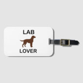 Étiquette À Bagage changement de laboratoire (Devant Horizontal)