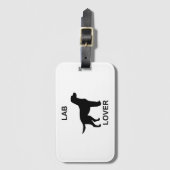 Étiquette À Bagage changement de laboratoire (Devant Vertical)