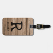 Étiquette À Bagage Changer initial, Ajouter (supprimer) Nom, Panneau  (Devant horizontal)