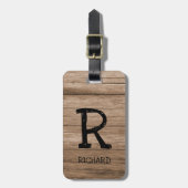 Étiquette À Bagage Changer initial, Ajouter (supprimer) Nom, Panneau  (Devant Vertical)