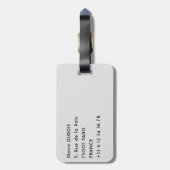 Étiquette À Bagage Chapelle Sixtine Michelangelo - Vatican, Rome, Ita (Dos Vertical)