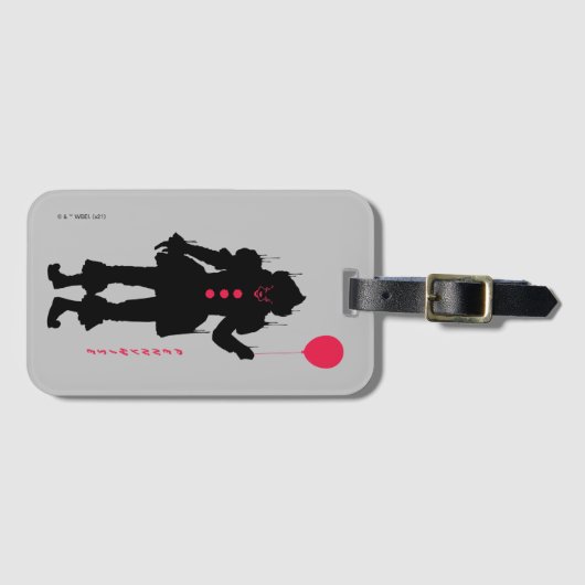 Étiquette À Bagage Chapitre 2 | Silhouette Pennywise (Devant Horizontal)