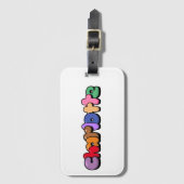 Étiquette À Bagage Charlotte (Devant Vertical)