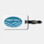 Étiquette À Bagage Charlottesville Virginie En plein air (Dos horizontal)