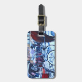 Étiquette À Bagage Charme florentin (Devant Vertical)