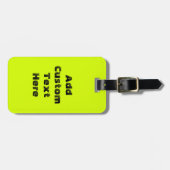 Étiquette À Bagage Chartreuse (Devant horizontal)
