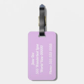 Étiquette À Bagage Chasse de l'étiquette de bagage de rêves (Dos Vertical)