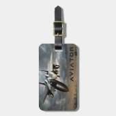 Étiquette À Bagage Chasseur à réaction de F-15 Eagle (Devant Vertical)