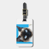 Étiquette À Bagage Chat 1 (Devant Vertical)