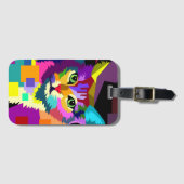 Étiquette À Bagage chat 656 (Devant Horizontal)