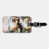 Étiquette À Bagage Chat, August Macke (Devant horizontal)