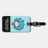 Étiquette À Bagage Chat dans la chose Casquette une chose deux - Chos (Devant horizontal)