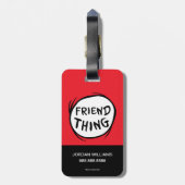 Étiquette À Bagage Chat dans la chose Casquette une chose deux - chos (Dos Vertical)