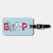 Étiquette À Bagage Chat dans le Casquette | Bump (Devant horizontal)