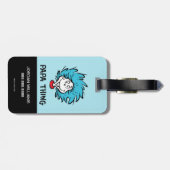 Étiquette À Bagage Chat dans le Casquette | Chose Une Deux - Papa Thi (Dos horizontal)