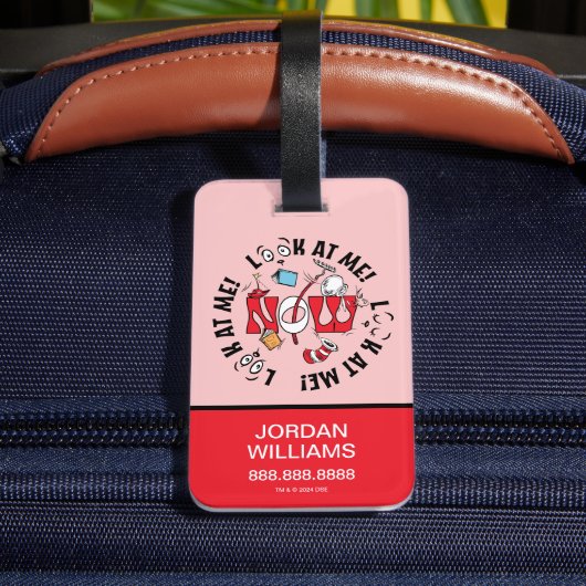 Étiquette À Bagage Chat dans le Casquette | Regarde-Moi ! Regarde-Moi (Verso Insitu 4)